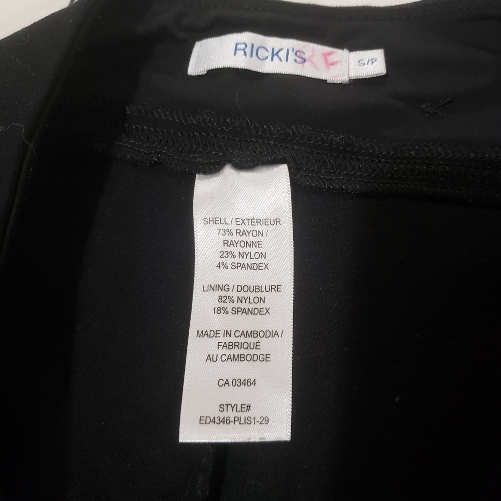🌿3/$20 🌿 Ricki's Black Leggings Size Small - Picture 4 of 13